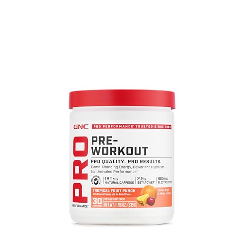 GNC Pro Performance Pre Workout Powder for Men and Women