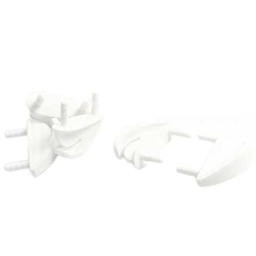 Aexit 5Pcs RC Electrical equipment Airplane Spare Parts White Plastic Wing Skids 28 x 10 x 12mm