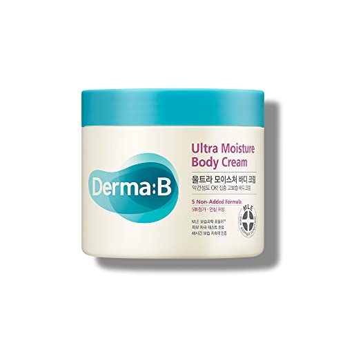 Crème corps Derma B Ultra Moisture 430 ml au beurre de karité pour soin quotidien