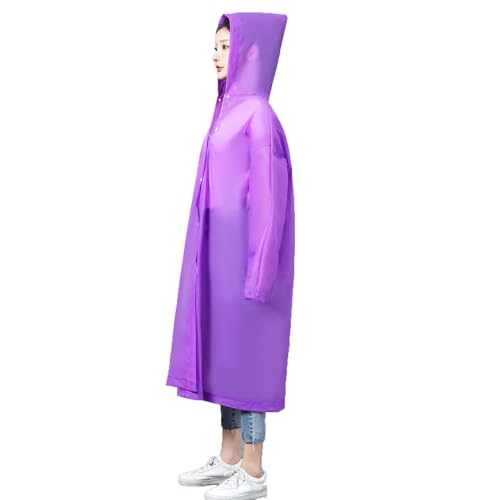 AYWTIUN Chubasquero Unisex de EVA, Impermeable, Grueso, for Mujer, Hombre, Camping, Impermeable, Traje Impermeable para los días de Lluvia(Thickened version-05)
