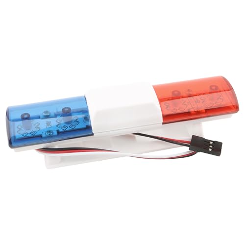 GDOOL Police Lights Night Flash LED Light Lamp Roof Light Decoration Compatible with Traxxas HSP HPI...