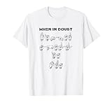 When in Doubt Finger Spell-Funny ASL Sign Language T-Shirt