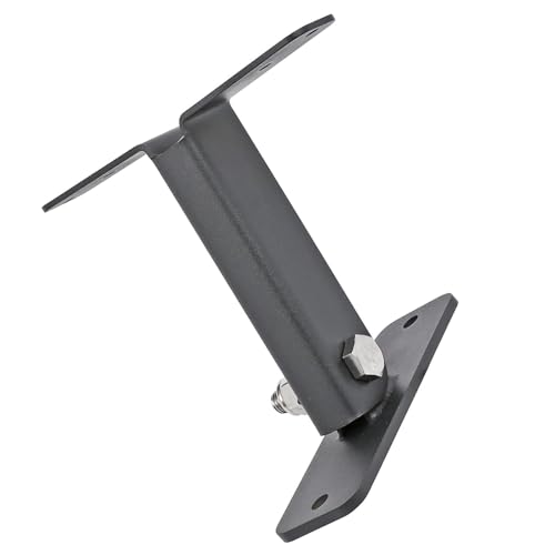 Juego de soportes para pérgola montados en techo Hyuduo, 3 piezas, acero inoxidable resistente, soporte ajustable de 90° para vigas, soporte elevador para techo plano miniatura 2