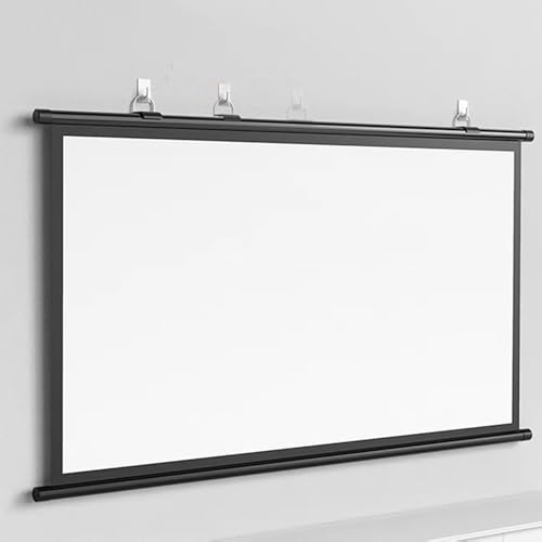 Pantalla manual retractable 30 pulgadas 16:9 para proyector