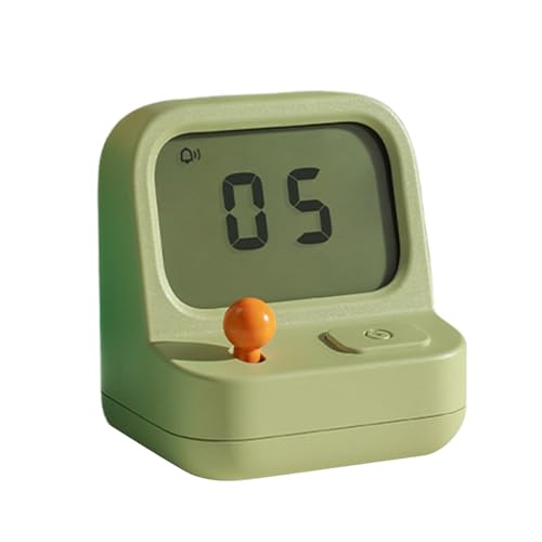 Reloj despertador digital silencioso, pantalla LCD, reloj de mesita de noche sin tictac, con pantalla brillante, accesorio para niños con detalles de fácil lectura, decoración de mesita de noche para