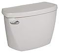 American Standard 4142.016.020 Yorkville Flushometer Toilet Tank Complete with Coupling Components, White (Tank Only), 9.90 in wide x 17.60 in tall x 22 in deep