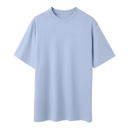 T-shirt coton mercerisé homme haut de gamme à col rond