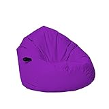 Momiralland Sitzsack Tropfenform Kastanie - für Kinder & Erwachsene – Indoor wie Outdoor da er Wasserfest ist– füllung EPS Perlen. (Lila, XL -...