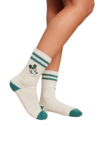 Barefoot Dreams CozyChic Unisex Mickey Athletic Crew Socks