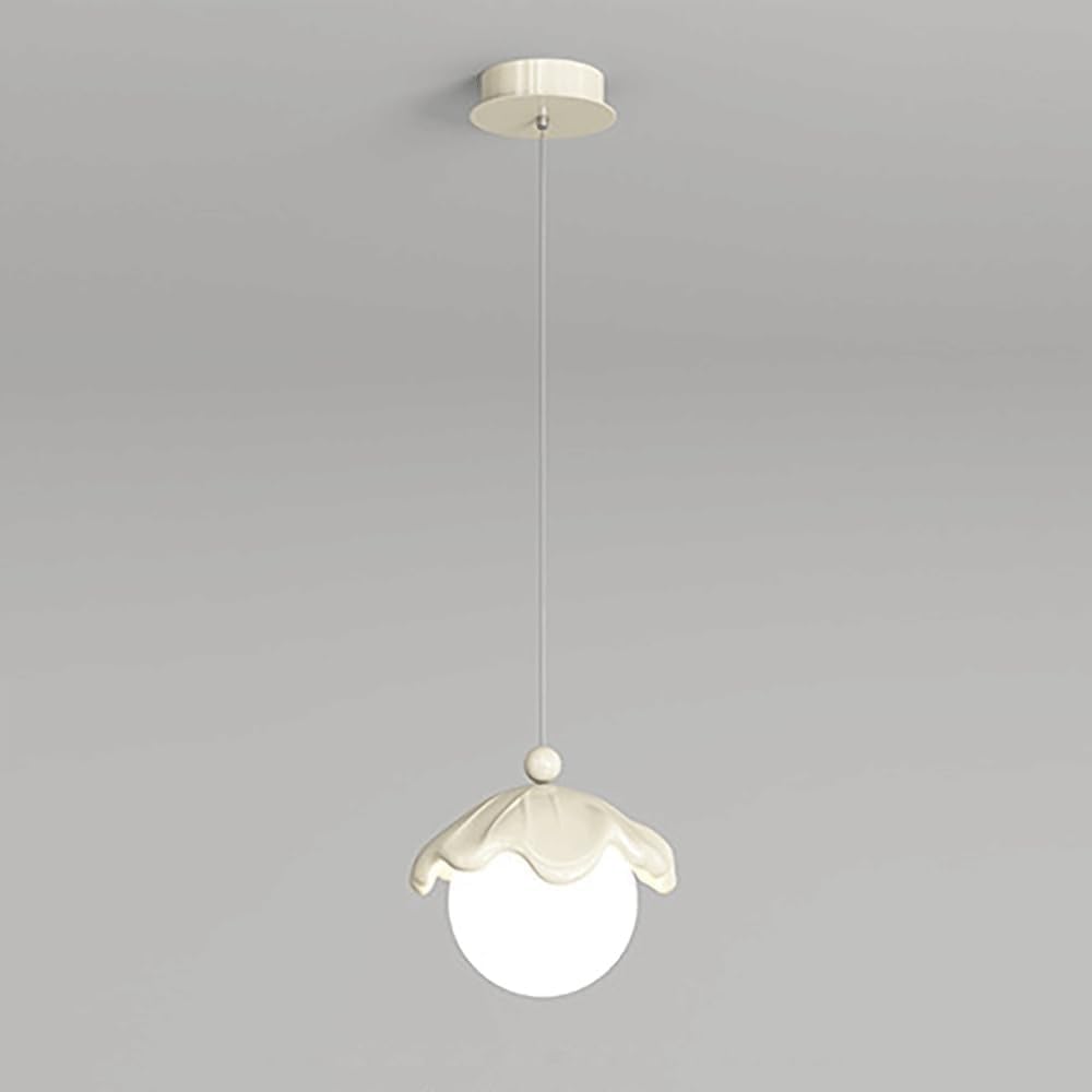 Suspension plafonnier résine style Mid-Century et scandinave pour salon chic