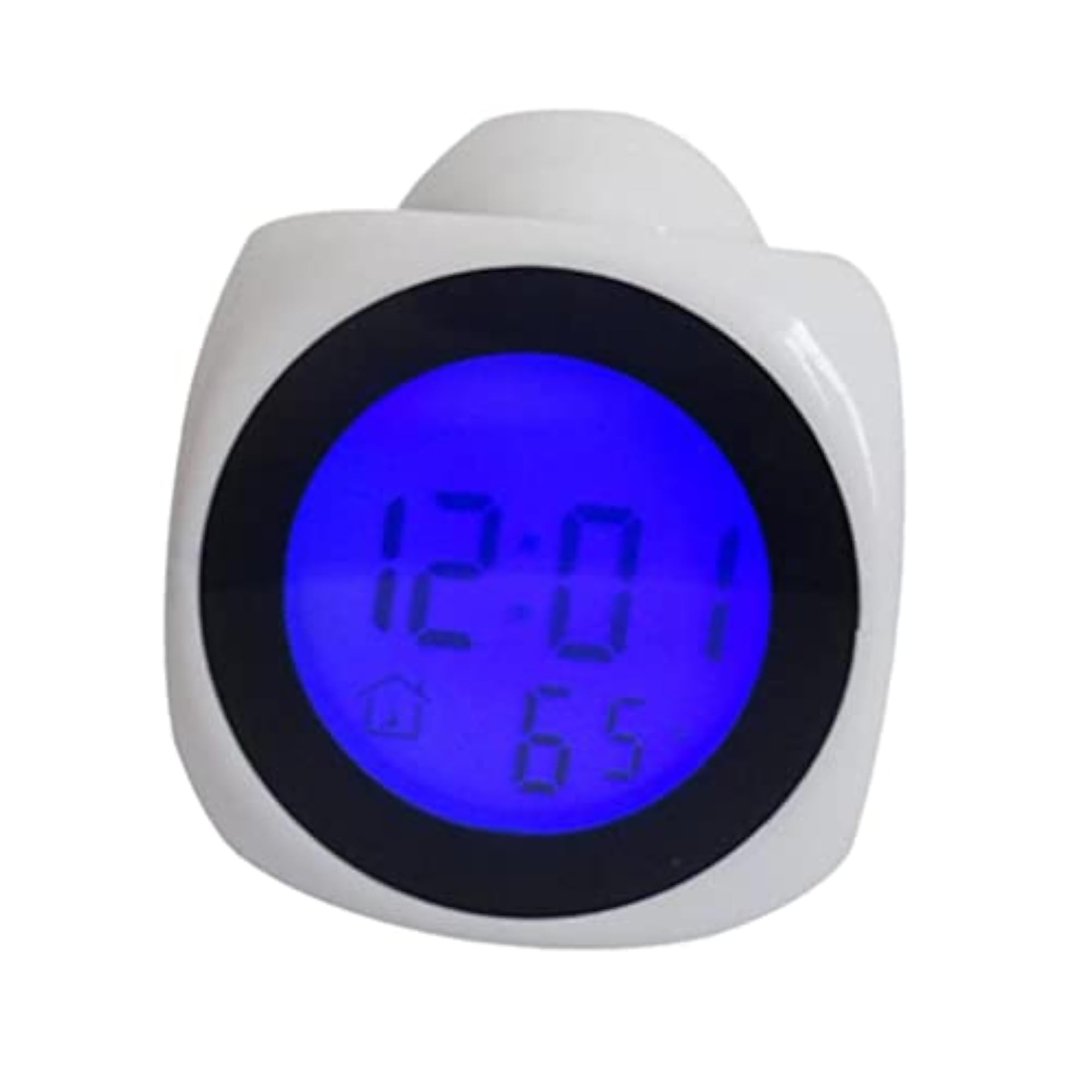 Thermometer Snooze Projection Clock, White