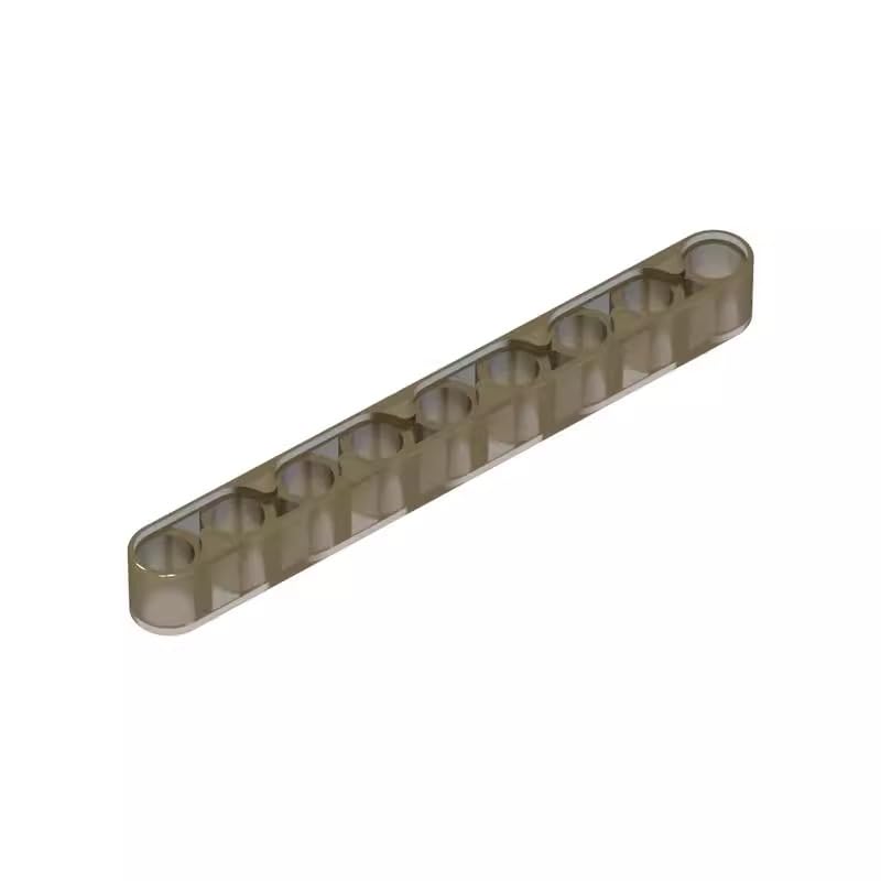 XYEIUGO GDS-666 40490 Technic Beam 1x9 Thick, Trans Black, 50 PCS