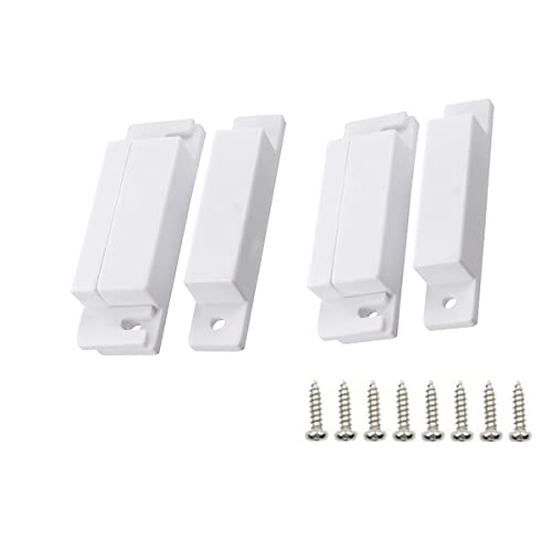 Image of Magnetic Reed Switch MC-31 NC Surface Mount Door Window Alarm, Magneti Door Switch, Contact Sensor, for Home Security and Burglar Alarm Magnetic Reed Switch,Sets of 2