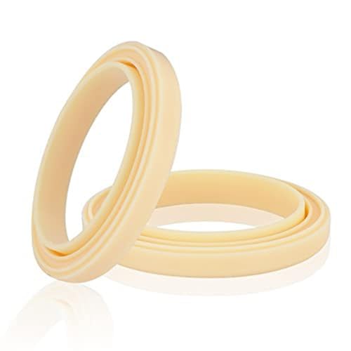 2 Pack Coffee Machine Brew Group Head Seal Gasket, 54mm Silicone Steam Ring Sealing Grouphead Gasket Replacement Part Accessories Compatible with Breville Sage Espresso Machine 500 810 870 875 878 880