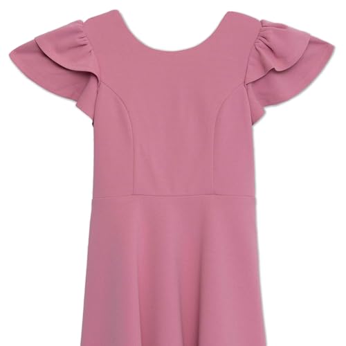 Speechless Girls' Flutter Sleeve Skater Dress3