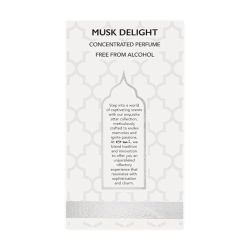 Image of Ossa Musk Delight Concentrated Perfume 6ml | Alcohol Free Roll On Attar For Men And Women | Premium Long Lasting Unisex Fragrance With Musk & Vanilla | Elevated Fragrance for All-Day Confidence