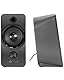 Speedlink DAROC Stereo PC Speaker - PC Lautsprecher, Klinkenstecker 3,5mm, 12Watt, PC Boxen Aktiv, schwarz