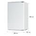 Klarstein Coolzone 130 - Nevera-congelador combi, Capacidad de 130 L, Regulable a...