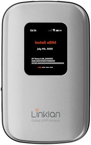 Linklan eSIM Global WiFi HotSpot, 16 4G LTE Devices for 180+ Countries ...