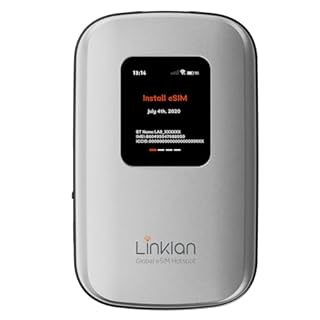 Point d'accès mobile portable, eSIM Global WiFi, aucune carte SIM/contrat nécessaire, 16 appareils, plus de 180 pays, routeur sans fil compact pour les voyages internationaux et les affaires 【5 Go