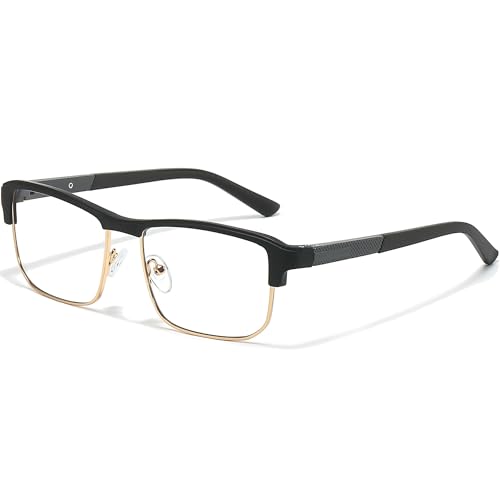 Image of Blue Light Blocking Glasses for Men Anti Fatigue Computer Gaming Eyeglasses UV Protection Scratch-Resistant Lens