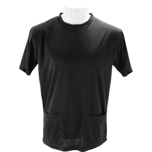 SK11(エスケー11) ポケット付き半袖Tシャツ ブラック Lサイズ 521912-BK-L