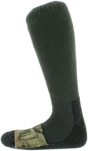 Miniatura 2 de Heat Factory Calcetines a media pantorrilla con bolsillos calentadores de calor para pies, roble musgosooliva