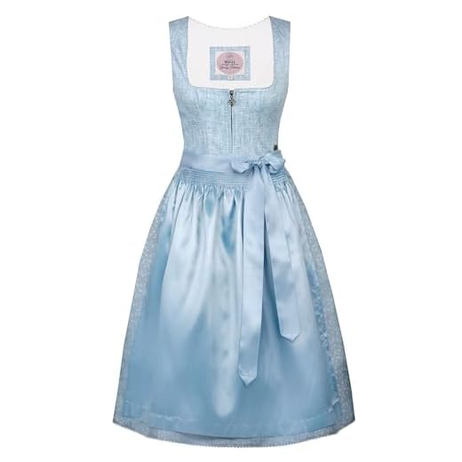 MarJo Trachten Dirndl Neubiberg 919765 | Babyblau 65cm (36)