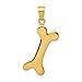 Charms Collection 14k Solid Polished Dog Bone Charm C2361