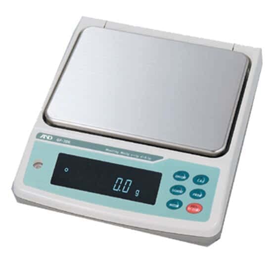 A&D Weighing GF-10K High Capacity Toploading Balance, 10.1kg x 0.01g