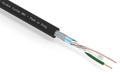 PERFORMANCE: Capacità 47 pF/m - Resistenza 60 Ohm/Km - Impedenza 155 Ohm - Conduttore composto da 10 trefoli 0,2 mm twistati. Diametro Esterno 8,6 mm.