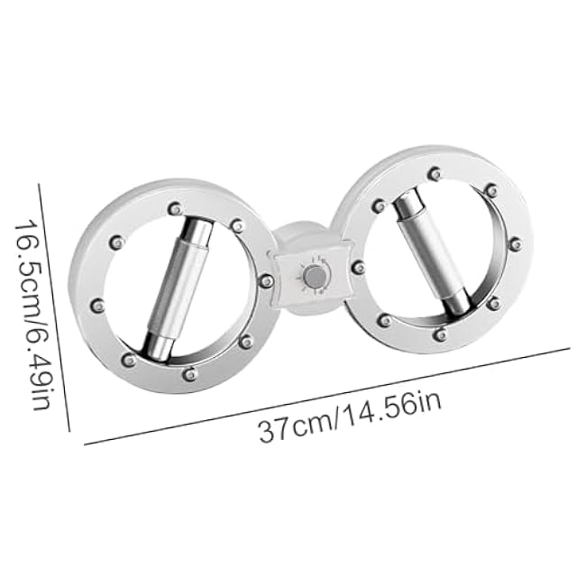 Forearm Strengthener - Stainless Steel Grip Trainer, Ergonomic Muscle Builder | Arm Workout Device, Compact Resistance Exerciser, Powers Training Gear, Gym Home Fitness Accessory for Hand Exercise