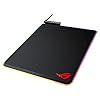 ASUS ROG Balteus RGB Gaming Mouse Pad – USB Port | Aura Sync RGB Lighting | Hard Micro-Textured Gaming-Optimized Surface & Nonslip Rubber Base