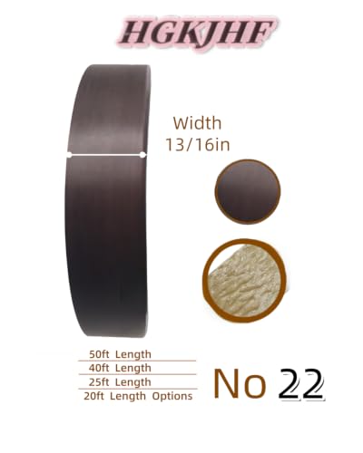 Image of HGKJHFmelamine Edging Tape. 13 /16in*25ft,pre Coated with hot melt Adhesive Flexible Veneer Edge Edging, Used for Cabinet and Furniture Maintenance (No22-Black Walnut, 13 /16in*25ft)
