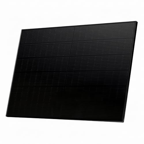 SUNNIVA® Solarmodul 500 W FULL BLACK Bifazial Glas/Glas PV Modul Solarpanel - PMax 500W Bifacial N-Type, für...