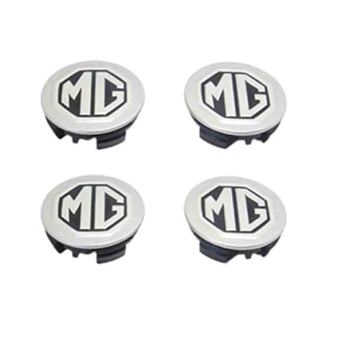 LAVIYE 4 Pezzi Auto Coprimozzi per MG 4 2022 2023 2024 56mm, Coprimozzo Centrale Copricerchi Mozzo Tappi Cerchi Ruota Coperchio per Cerchione Copricerchio,A