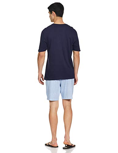 Image of Marks & Spencer Men's Cotton Solid Pajama Set