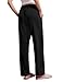 Deyeek Post Surgery Pants for Women Snap On Tear Away Pants After Knee Hip Surgery Adaptive Open Leg Surgical Sweatpants Black