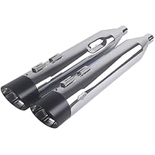 SHARKROAD 4.5" Slip On Mufflers For for Harley Touring 2009-2016 459521CB