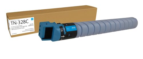 Toner Cyan Xerox pour Konica Minolta AAV8450 - Cartouche reconditionnée Green World