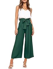 A-dark Green Pants & White Top