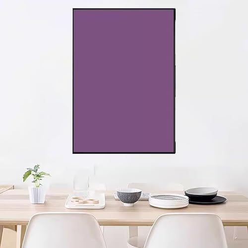 Minglez Decorative Breaker Box Cover Hanging, Indoor Electric Meter Box Cover for Distribution Decoration, Plastic Art Junction Box Covers for Homeline(Purple,45x55cm(17 3/4x21 5/8))