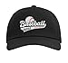 Vintage Baseball Gigi Proud Grandma Game Day Adjustable Printed Baseball Hat, Black