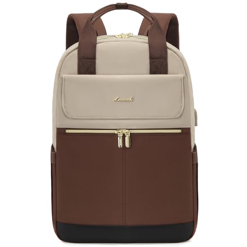 LOVEVOOK Laptop Backpack for Women, 15.6inch Laptop Bag with USB Port, Waterproof Travel Work Backpack Purse, Anti-Theft Backpacks Casual Computer Daypack Nurse Teacher Bag