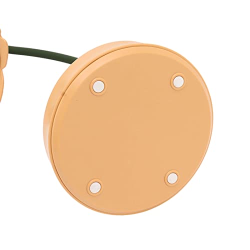 Flower Petal Led Touch Desk Lamp 3 Gear Dimmable Touch Control Table Lamp Foldable Bedside Nightstand Reading Lamps For Living Room Bedroom House Bedside Nightstand Home(Orange) #TOP5