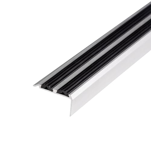 Floordirekt Treppenkantenprofil Alu - Bohren oder Kleben - Powergrip