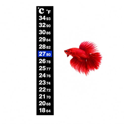 SunGrow Betta Fish Tank Thermometer Stick On...