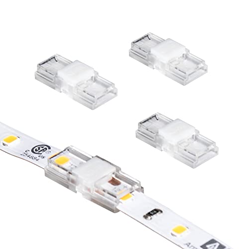Image of Armacost Lighting SureLock Pro White /Single Color LED Tape to Tape Channel Connector - 4 Pack, 560020