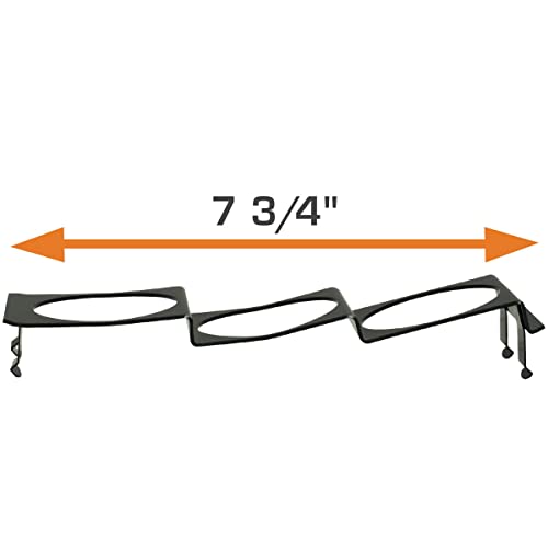 Glowshift Universal Black Triple Gauge Single Din Radio Face Pod - Fits Any Make/Model - Mounts (3) 2-1/16" (52Mm) Gauges To Vehicle's Radio Din #TOP3