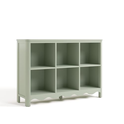 Image of Storkcraft Casablanca 6 Cube Organizer Bookcase, Sage